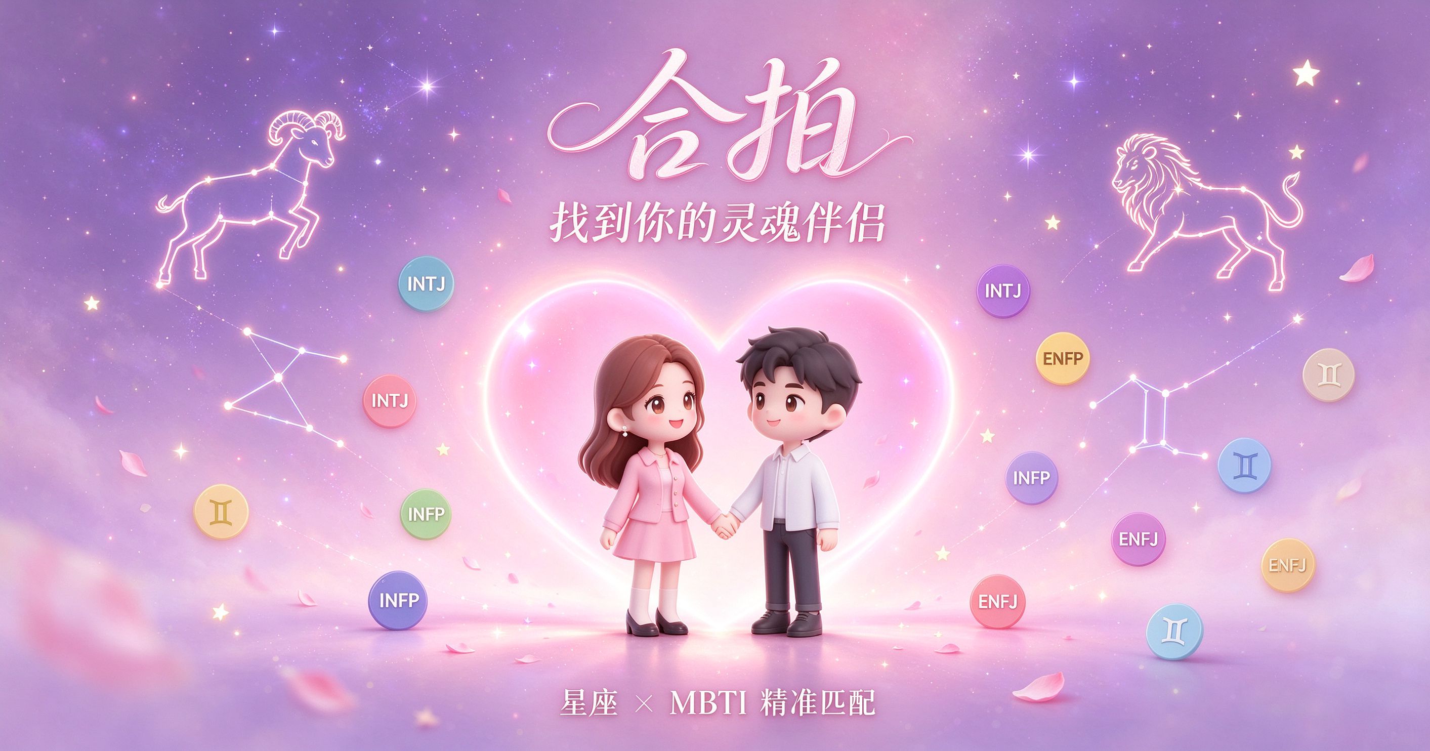 合拍 · 星座×MBTI精准匹配